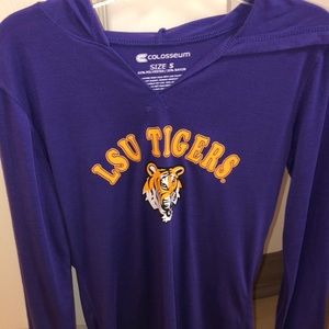 LSU Long-Sleeve with Hood